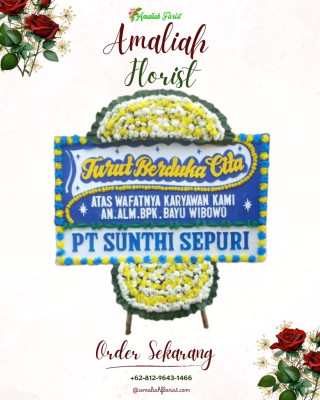 Papan Bunga Duka di Karang Kepuh