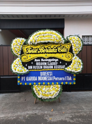 Papan Bunga Duka di Karang Kepuh